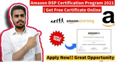 Amazon DSP Certification Program 2021 | Get Free Certificate Online