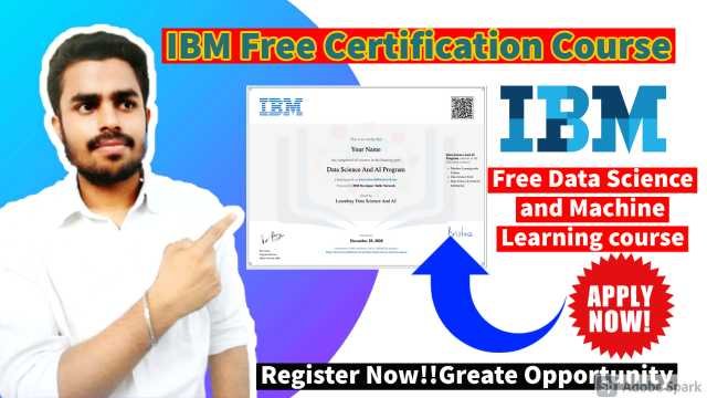 FREE IBM Certification Course| Data Science, AI & ML Free Learning Certificate 2021