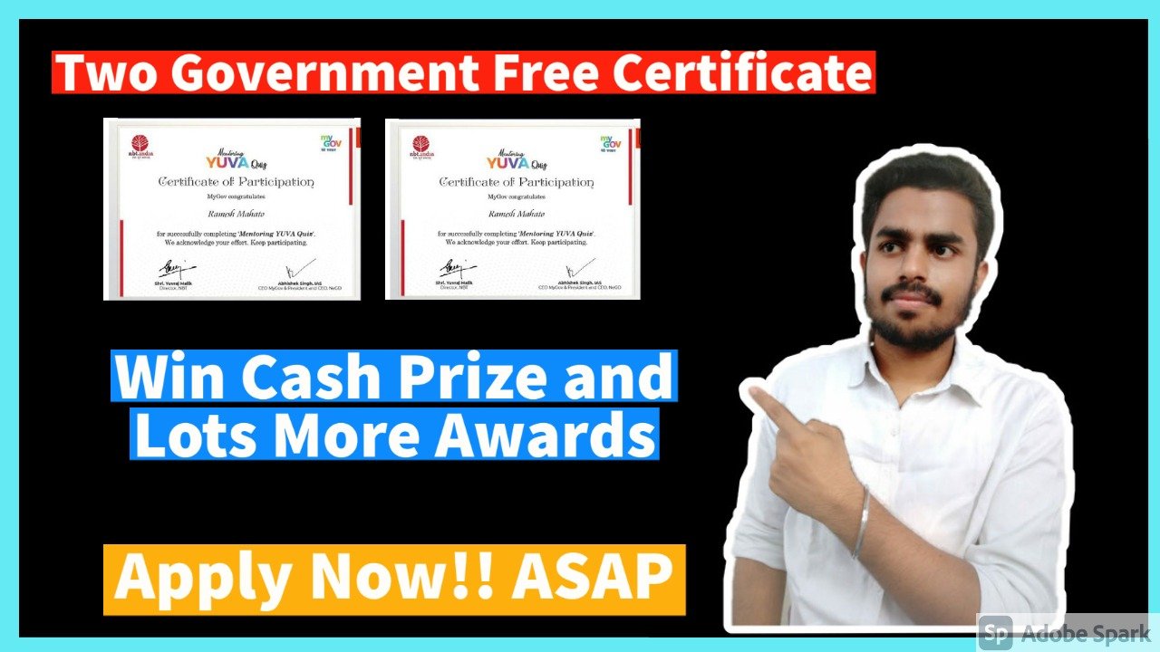 Government Free Certification | Online Quiz Competition 2021 - Course ...