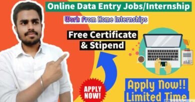 Online Data Entry Jobs/Internship | Work From Home Jobs | Get a Good Stipend