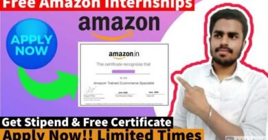Amazon Free Internship | Amazon Work From Home Internship | Get Free Internship Certificate & Stipend in 2021