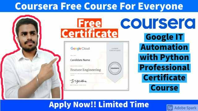 Google IT Automation with Python Professional Certificate Course | Coursera Free Courses