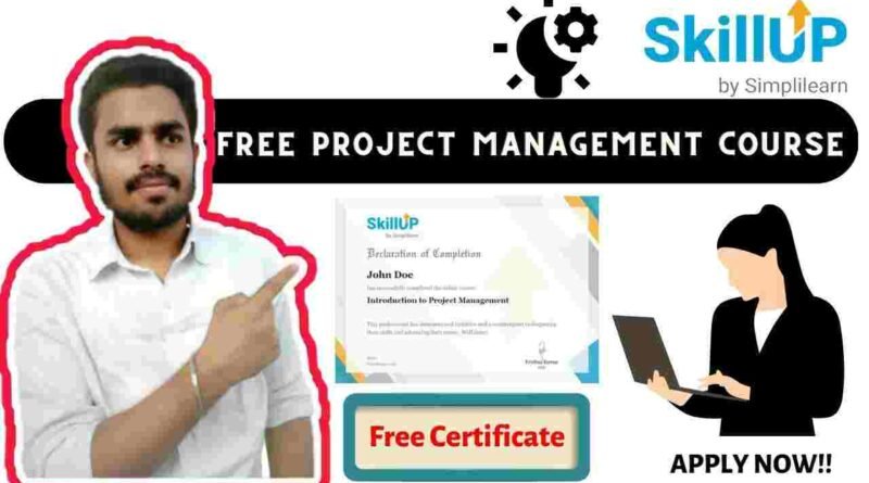 Free Project Management Course for Beginners | Certificate Course in Project Management in 2021