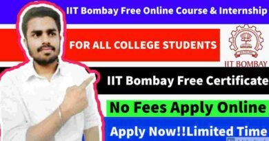 IIT Bombay Free Online Course & Internships | Free Swags & Goodies in 2021