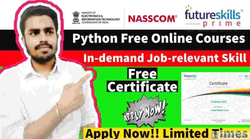 Python Free Course | Futureskills Prime Course | Free Certificate | Python Certification