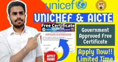 UNICEF & AICTE Free Certificate | AICTE Free Certificate | UNICEF Free Certificate