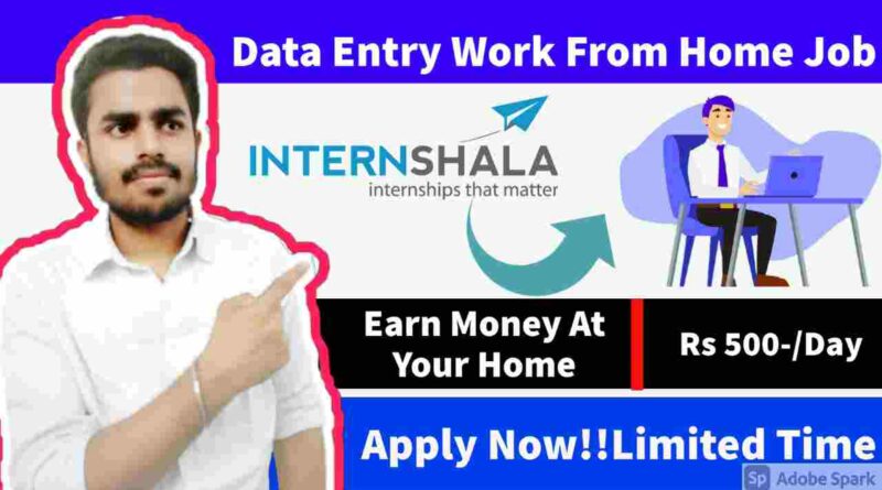 25 Data Entry Jobs In India Internshala Jobs With Stipend Data 