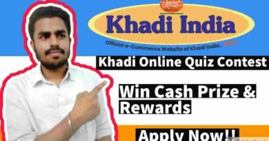 India's Biggest Online Quiz Competiton 2021 | Khadi India Quiz Contest | Chance to Win Cash Prize Daily