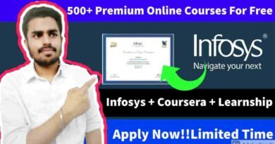 Get Premium Courses For Free | Infosys Coursera Premium Online Courses | 496+ Coursera Premium Courses For Free With Free Certificate