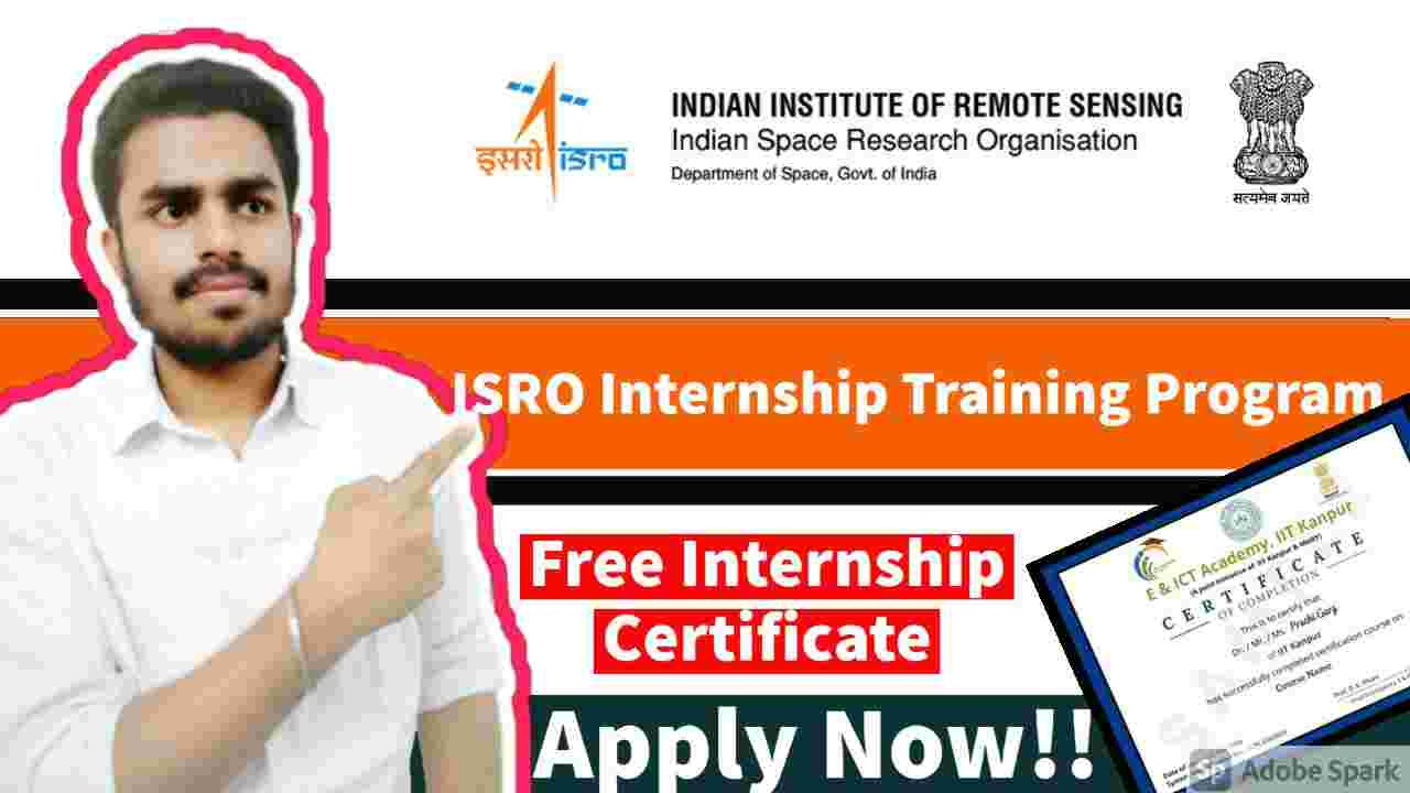 ISRO Free Internship 2021 | ISRO Training Certificate | Summer ...