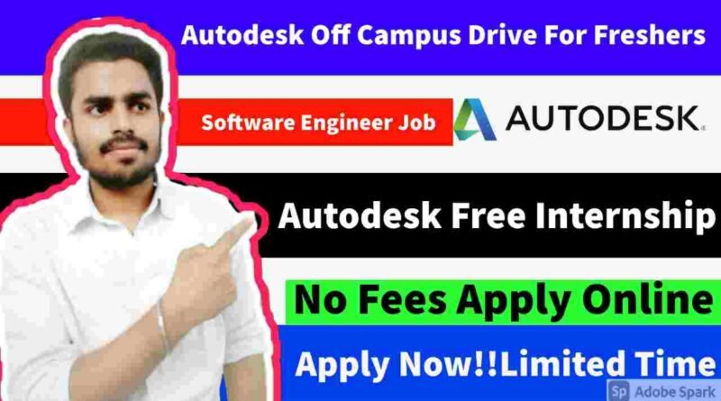 Autodesk Internship | Free Internship Online | Free Online Internship with Certificate