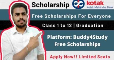 Kotak Shiksha Nidhi Scholarship | Free Scholarship For Everyone in 2021