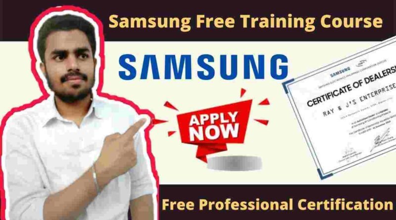 Samsung Premium Courses For Free | Top 4 Samsung Certified Professional Courses | Free Courses With Free Certificate