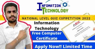 Information Technology Foundation Quiz Contest 2022 | Free Computer Course | Free Computer Certificate