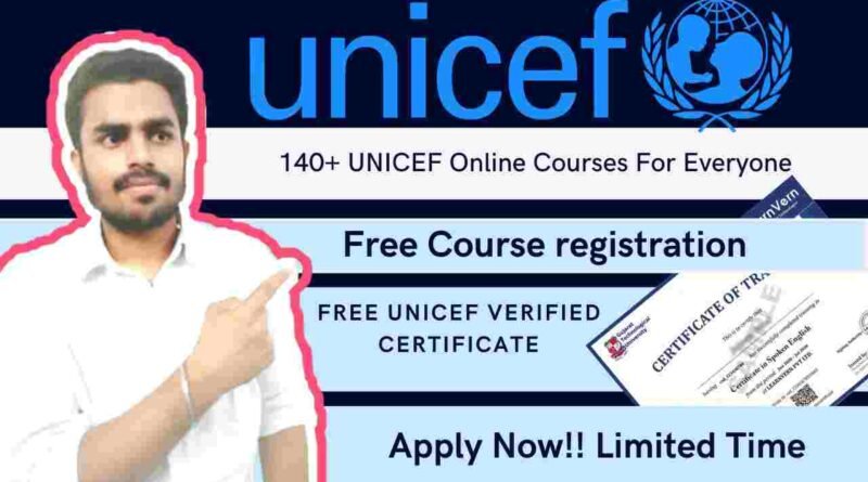140+ UNICEF Free Online Certificate Course in 2022 | UNICEF's Agora global hub for learning