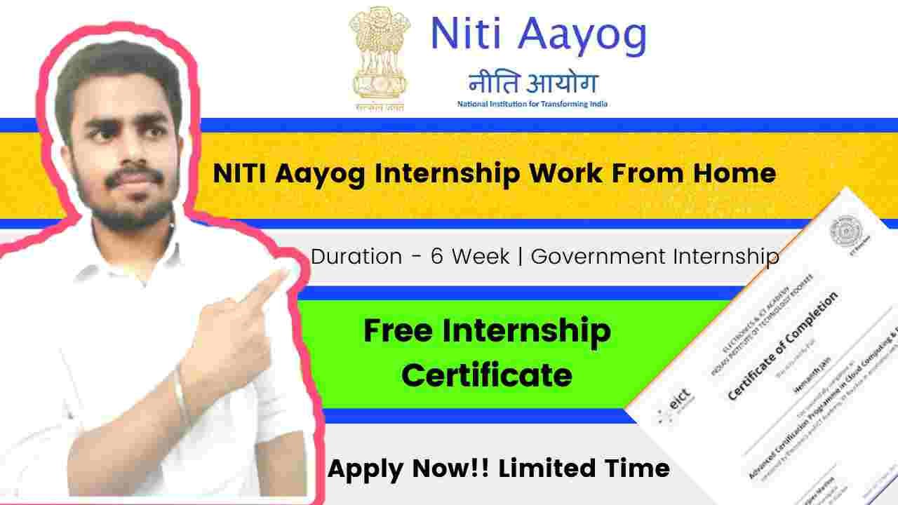 NITI Aayog Internship Programme 2022 Government Of India Internship
