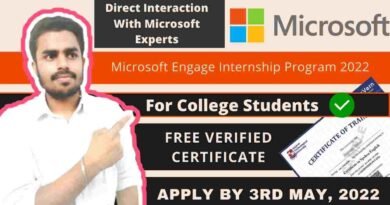 Microsoft Engage 2022 | Microsoft Free Internship Training Program 2022 | Apply By 3rd May 2022