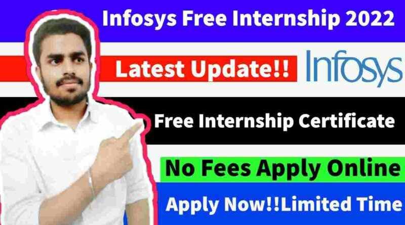 Infosys Summer Internship 2022 | Free Internship With Free Certificate ...