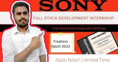 Full Stack Development Internship 2022 at Sony Research India: Complete Details and Application Process