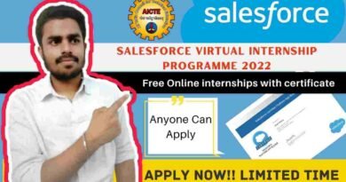 Free Salesforce Virtual Internship Program 2022 | AICTE Free Internship Programme | Free Internship Certificate
