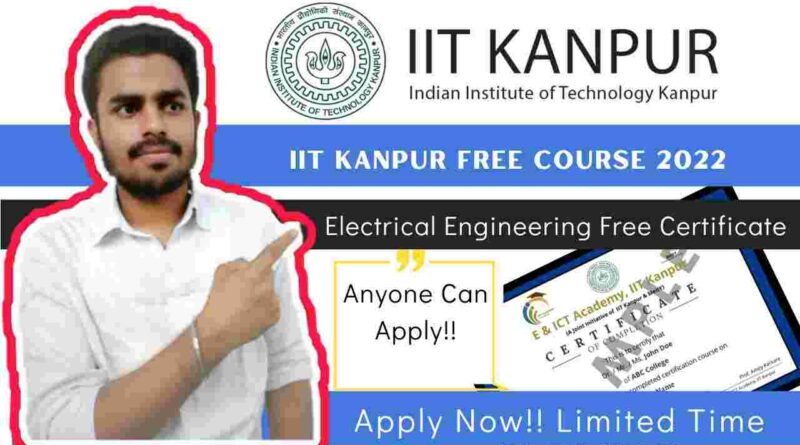 IIT Kanpur Free Online Courses | Electromagnetic Free Course By Prof. HC Verma | IIT Kanpur Free Training & Certification