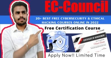 20+ Best Free Cybersecurity Course Online 2022 | CodeRed Free Certification Course | Cybersecurity Free Certification