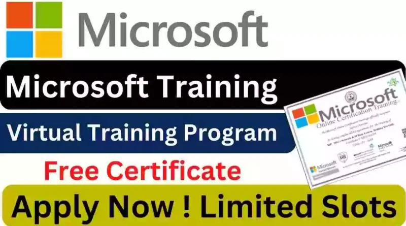 Microsoft India Skilling Programme | Microsoft Virtual Training Program 2022