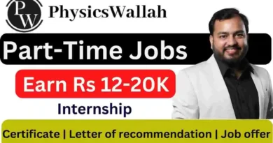 Physics Wallah Part-Time Jobs & Internships Opportunity For Everyone | Apply Now!