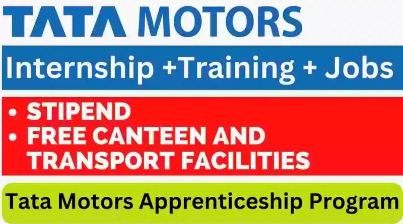 Tata Motors Full Time Trade Apprenticeship Programme 2023 | Stipend + Free Certification